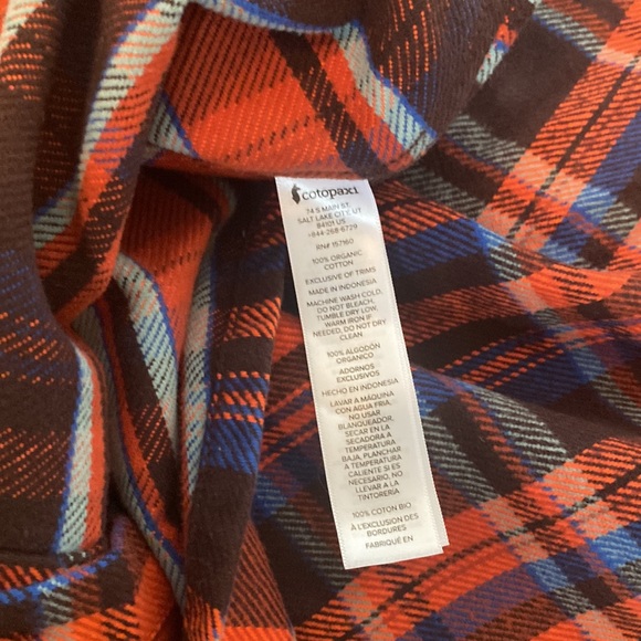 Cotopaxi Mens Mero Wool Flannel szM - Cavern Plaid - Picture 7 of 7